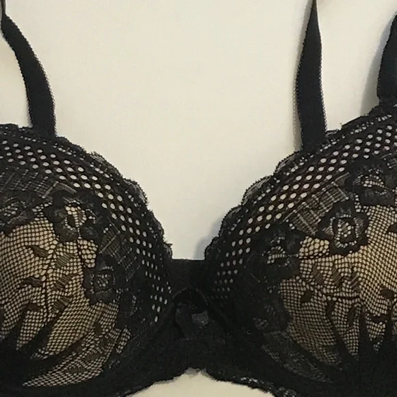 ❤️Paramour Black / Cream Bra 38D❤️ - Picture 13 of 13